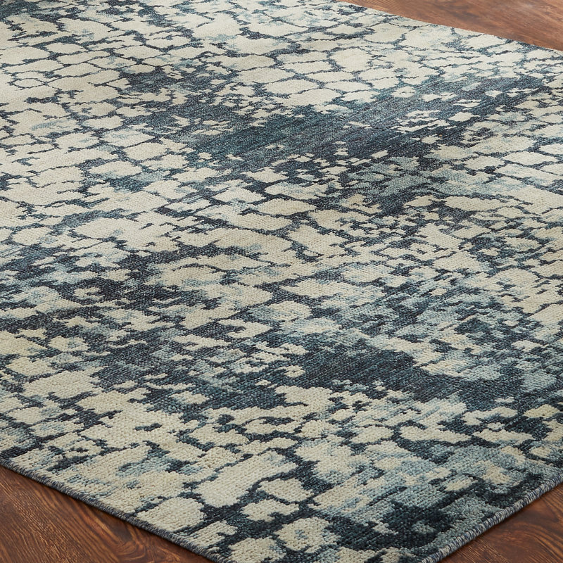 Champlin Wool Abstract Area Rug, Rectangle 2' x 3'