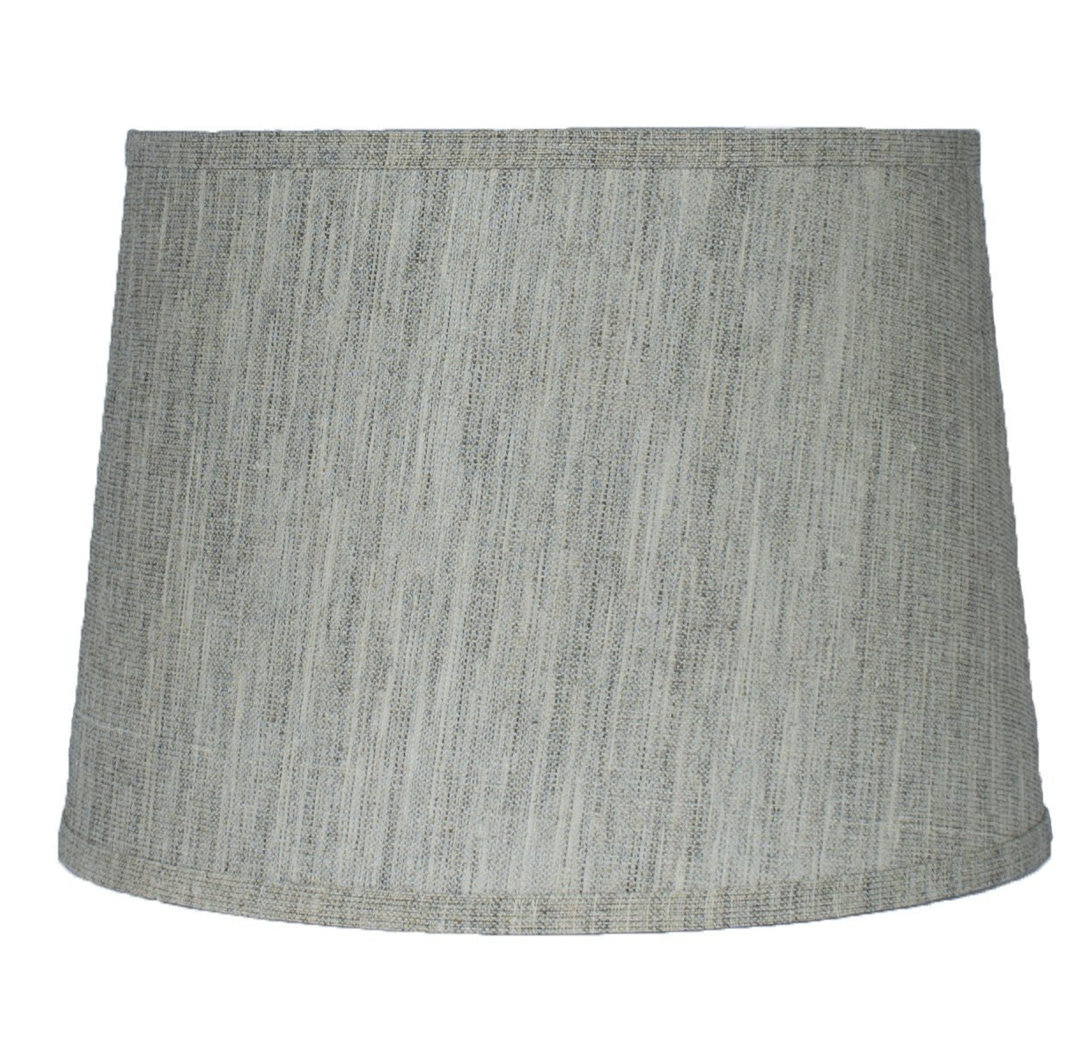 8.5" H x 12" W Linen Drum Lamp Shade ( Spider ) Charlton Home®