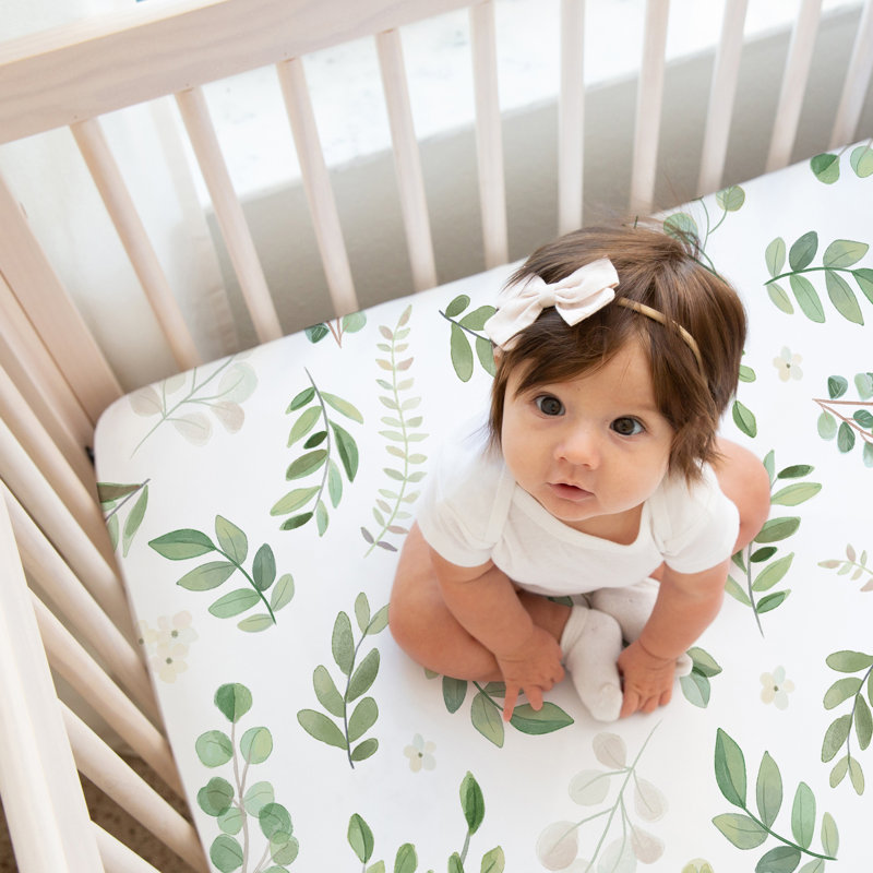 Botanical Fitted Crib Sheets Set by Sweet Jojo Designs