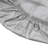Vidaxl Half Car Cover With Hooks Silver