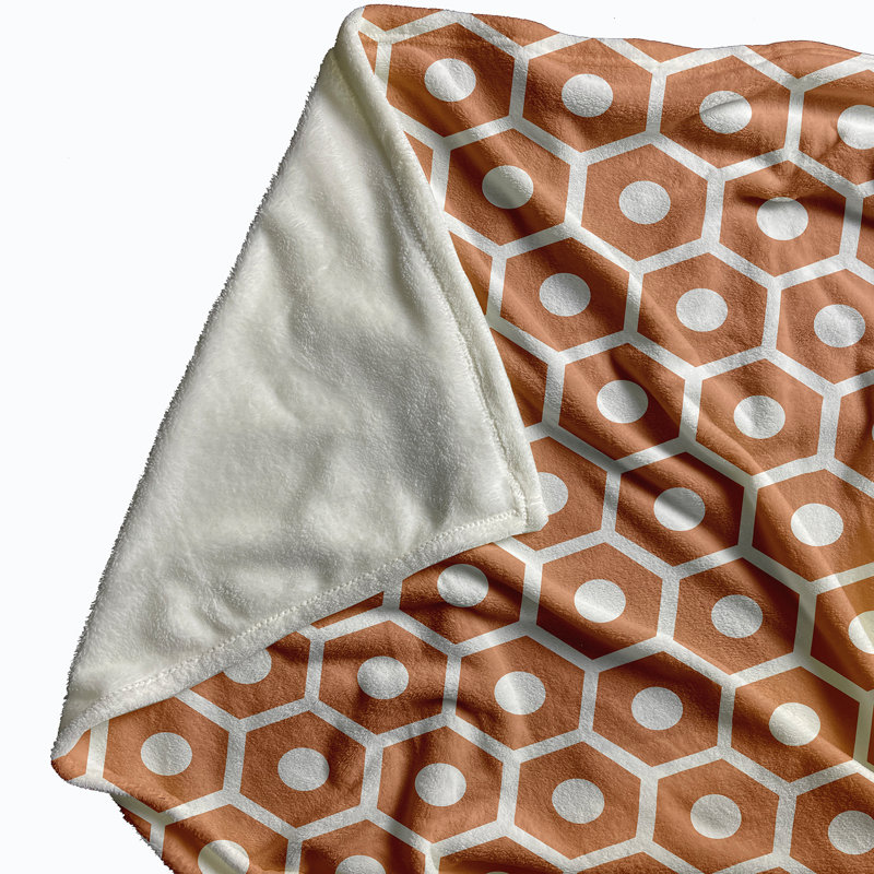 Burnside Plain Weave / Muslin Throw Blanket, Coral