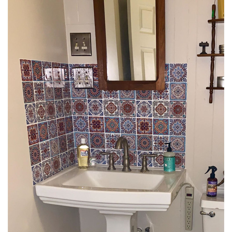 12'' W x 12'' L Vinyl Peel and Stick Mosaic Tile