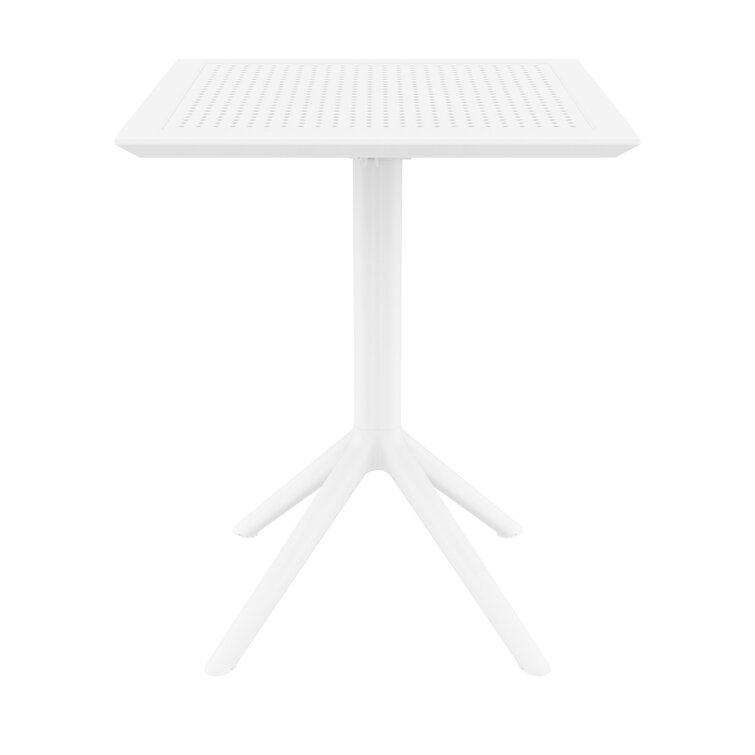 ( The color is cream ) Farrah Square Patio Dining Table