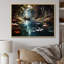 Impression sur toile encadrée, "Brown Canal"-1152192132-1152190962