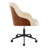 Ergonomic Office Chair With Adjustable Height, 360-Degree Swivel, Padded Faux Leather Seat And Backrest, Sturdy Metal Base With Casters For Comfort And Mobility.-639844467-639844468