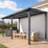 Hardtop Gazebo With Galvanized Steel Sloping Roof-124065814