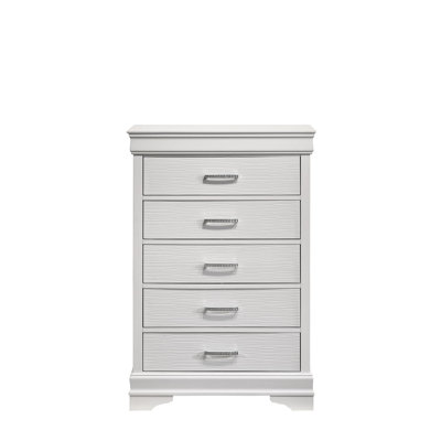Commode moderne 5 tiroirs en bois