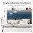 Aleiny Velvet Bed with Adjustable Upholstered Headboard-436444922-436444920