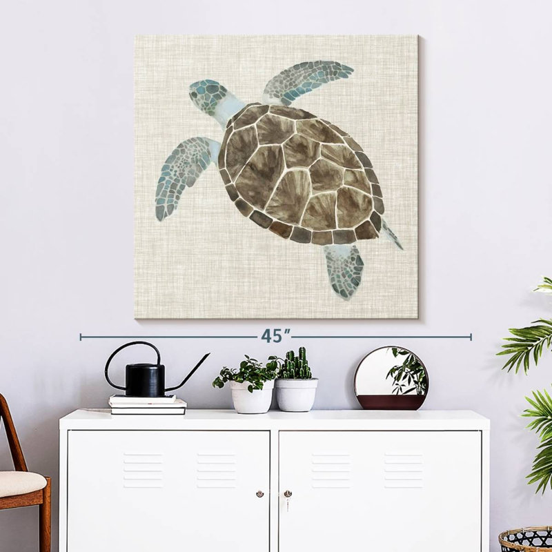 Brampt Linen Sea Turtle I