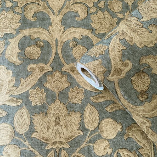 Elegance 10m x 53cm Wallpaper Roll, Green