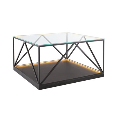 Tavola Glass Top Coffee Table