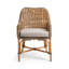 Chaise tissée Inira