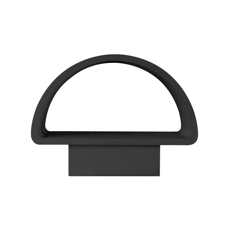 Thielsen 6.5cm H Outdoor Armed Sconce, Black