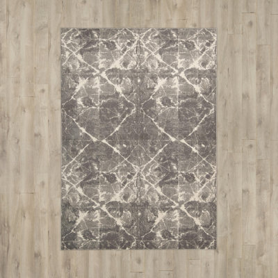 Gradient Viscose Abstract Indoor Rug