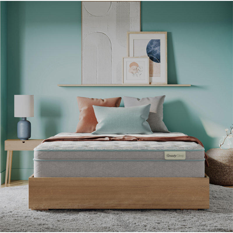 BeautySleep Slumberscape Medium Pillow Top 14.25" Mattress, Queen