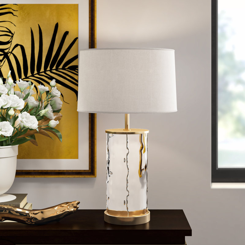 Gloria Table Lamp, Modern Brass