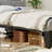 Jarl Upholstered Bed with Headboard Hidden Cabinet-91377738