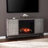Caymitte 54.25'' W Gray/Gunmetal Electric Fireplace