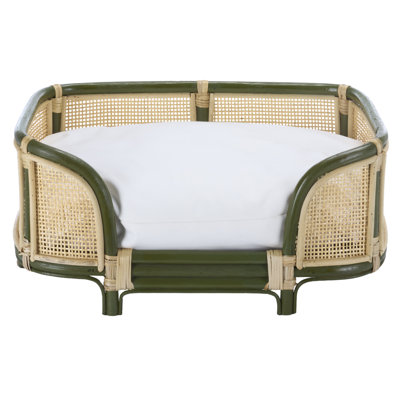 Franzi Rattan Pet Bed with Cushion