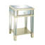 Porte-table d'appoint en bois à 1 tablette Phil