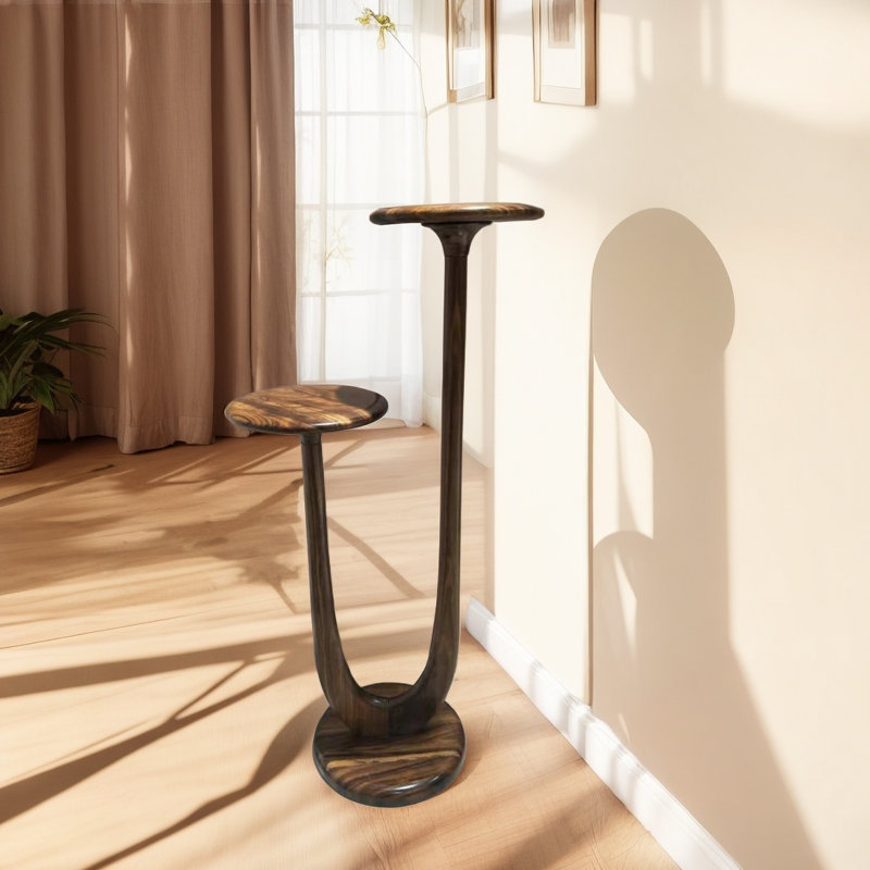 Chemin de table en bois massif Mid-Century