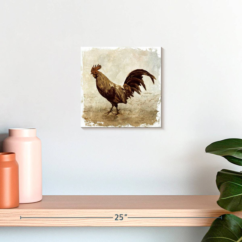 Crowle Rooster, H 10 po x l 10 po