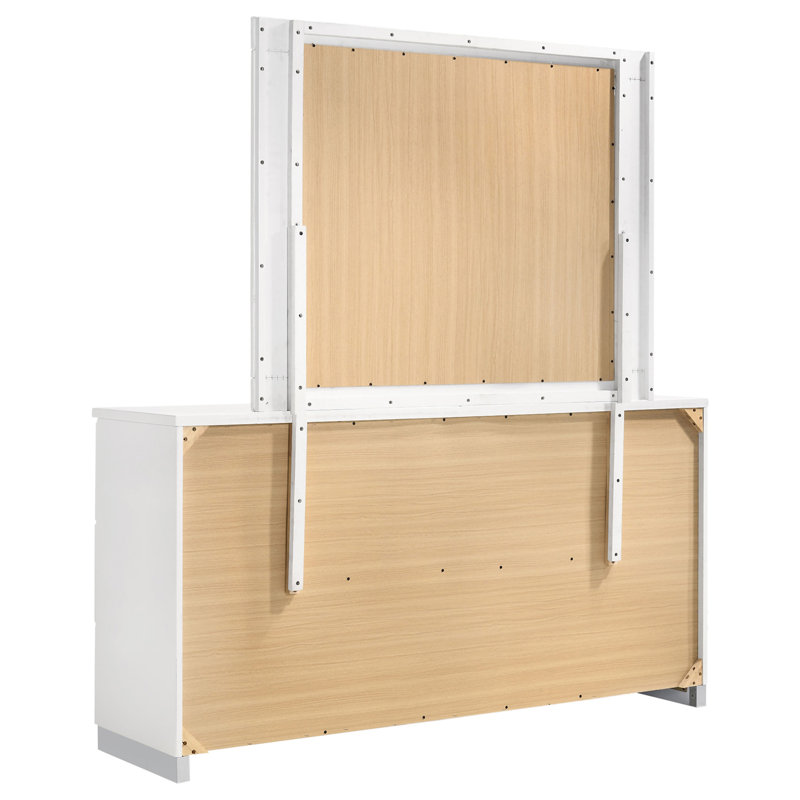 Commode 6 tiroirs avec miroir Dulcey