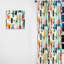 Contemporary Abstraction - Rideau abstrait - Velours obscurcissant - 1 panneau-107575172