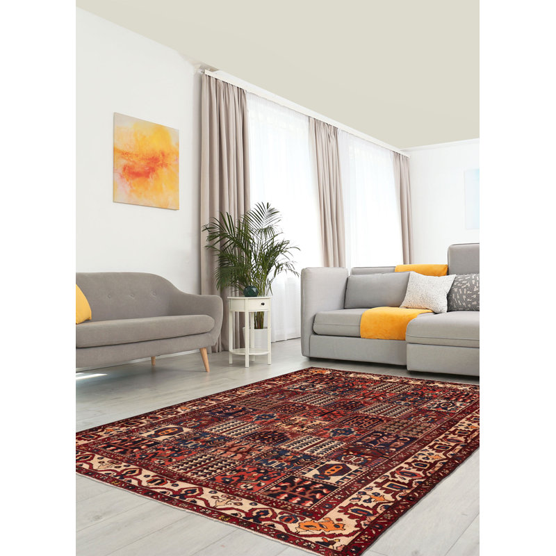 Tapis rouge Kayseri 6 pi 4 po x 9 pi 7 po