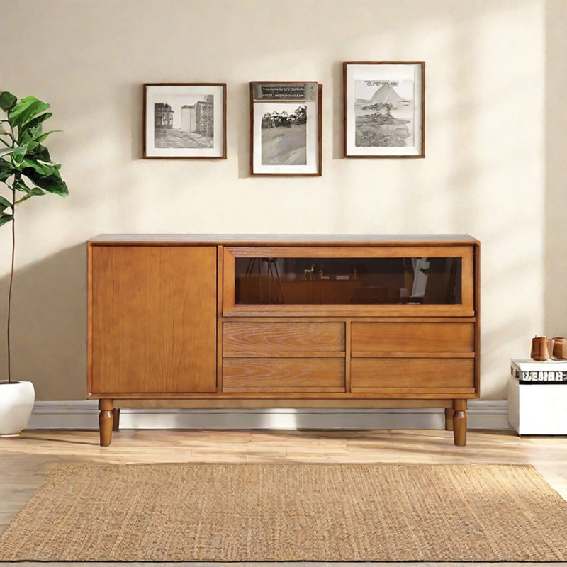 47in Multi-functional Sideboard cabinet, Brown