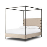 Anderson Upholstered Queen Canopy Bed