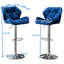 Tabouret de bar Breni Velvet Diamond-906895121
