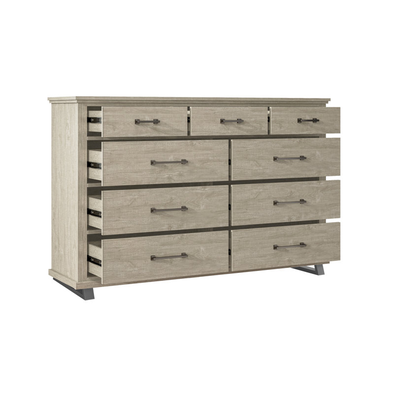 Jaddiel 64'' W 9 - Drawer Dresser, Wooden