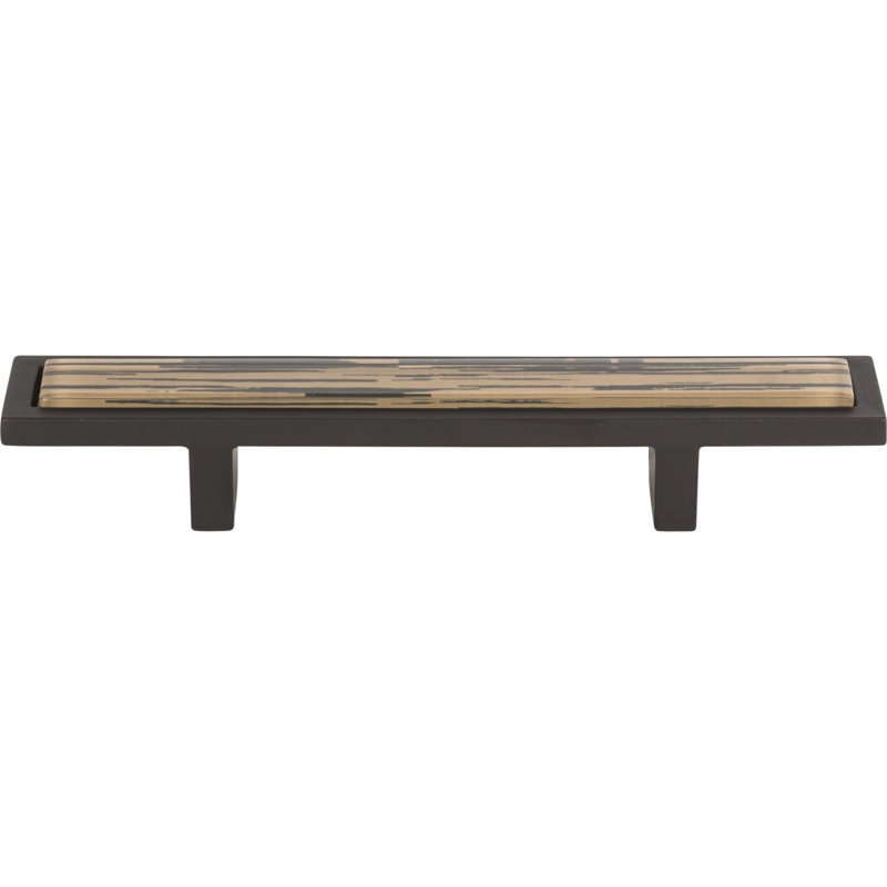 Spa 3" Center to Center Bar Pull, Aged Bronze/Tiger