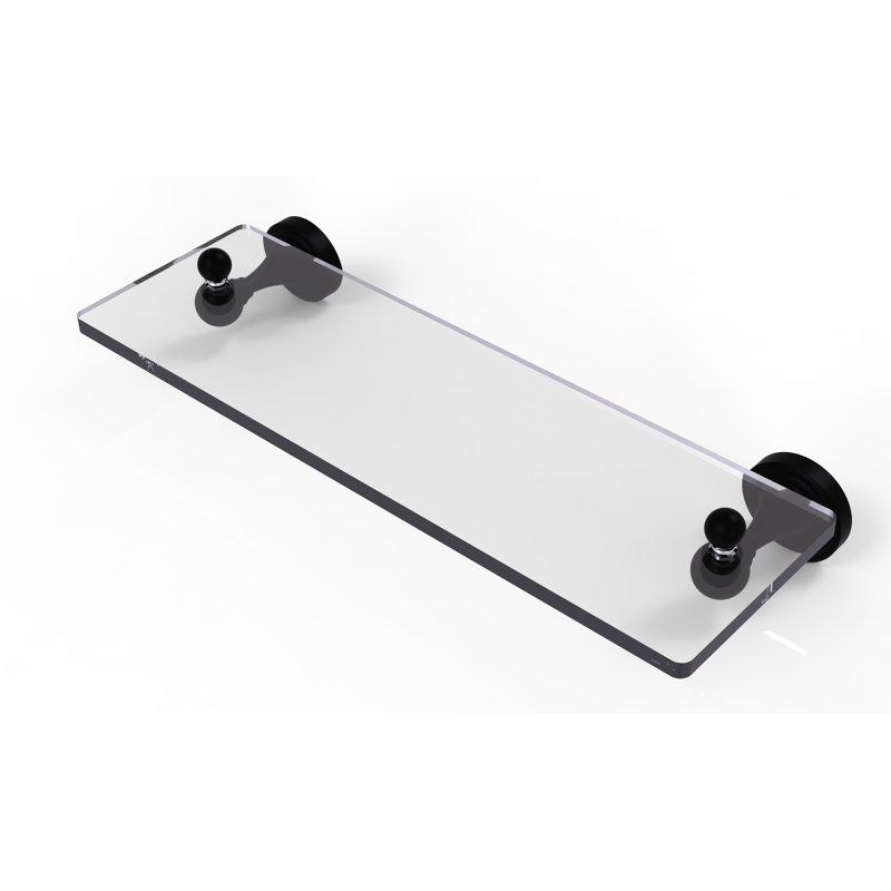 Godin Industrial Pipe Shelves, Matte Black, 22 Inch