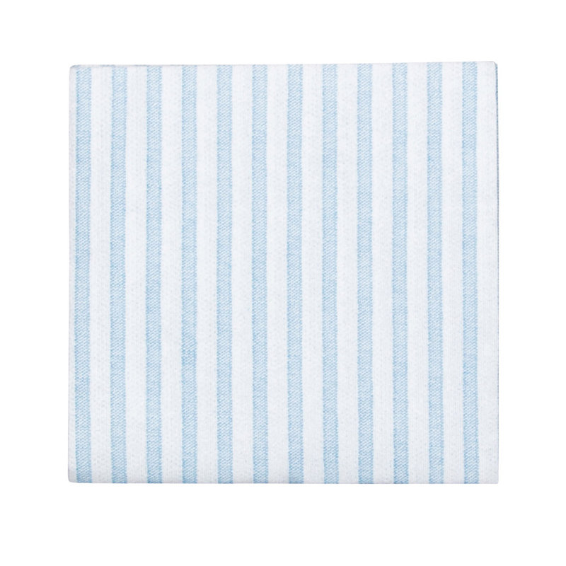 Papersoft Spunlace Striped Square Napkin, Light Blue