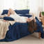 Ensemble d'édredon plissé en microfibre pré-lavé Best vendeur - 89GSM-105529480-105529494