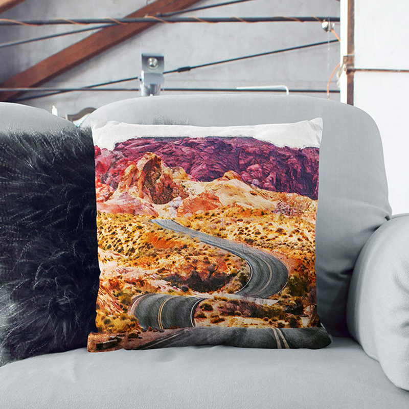 Square Throw Cushion, 55cm H x 55cm W x 20cm D