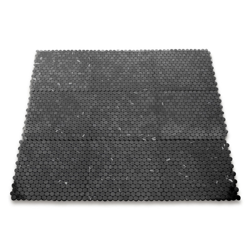 12" x 11" Marble Penny round Mosaic Wall & Floor Tile