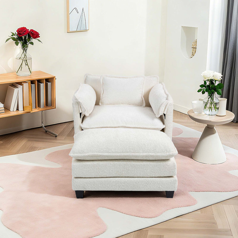 Canapé 55,4 po, Beige