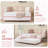 Twin Rectangular Twin Metal Daybed With Trundle, Sofa Bed Frame With 6 Casters And Steel Slat Support-783239569