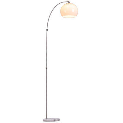 Amersham Arched Floor Lamp with Marble Base