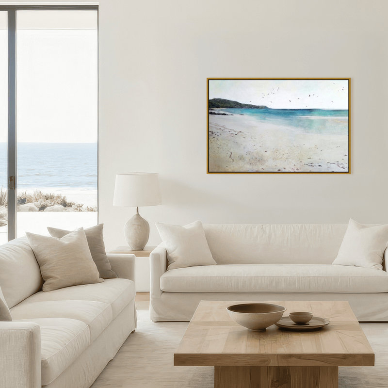Elysium Print by Stefanie Bales, 32" H x 48" W x 2.375" D, Framed Canvas, Black