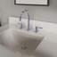 Wide Spread Lavatory Faucet, Less Handle,  Satin Gold Finish-1219114288