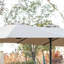 Parasol 14,8 pi kaki - Parasol rectangulaire double face efficace pour l'extérieur pour la cour et le jardin-2123235252