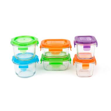 Glasslock 7-Pack Multisize Glass Bpa-free Reusable Food Storage