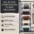 5-Tier Adjustable Hanging Closet Organizer,Black