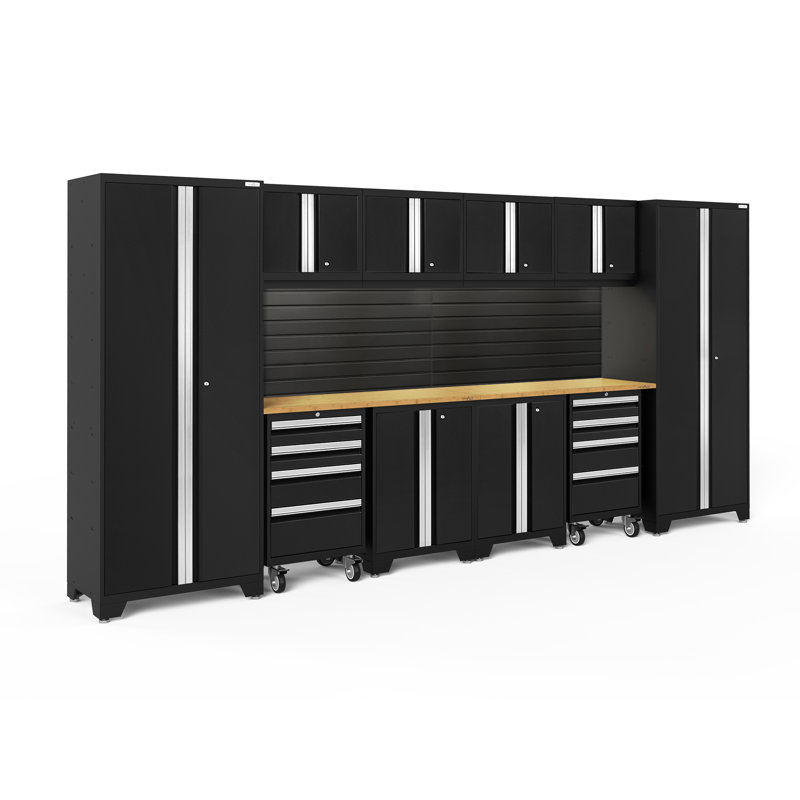 Bold Series 12 Piece Complete Storage System Set, Black