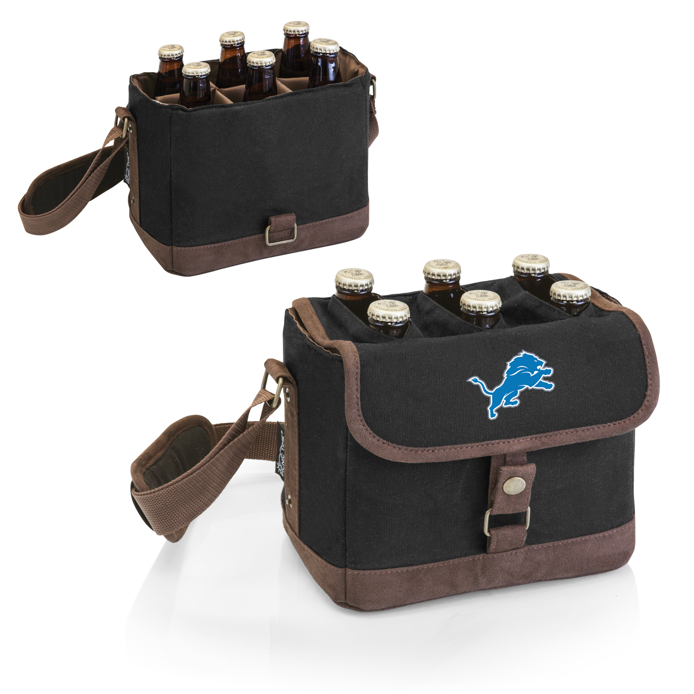 Picnic Time Detroit Lions Topanga Cooler - Detroit Lions Black