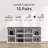 Modern 10 Pair Shoe Storage Cabinet, Shoe Bench with Cushion, Entryway Shoe Rack-770794222